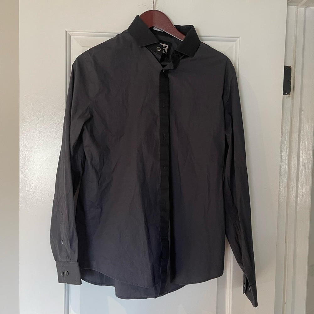 Black Express Button Down Size Medium - image 1